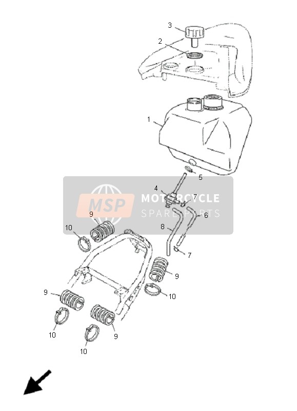 5RWE43490000, Tubo, Yamaha, 0